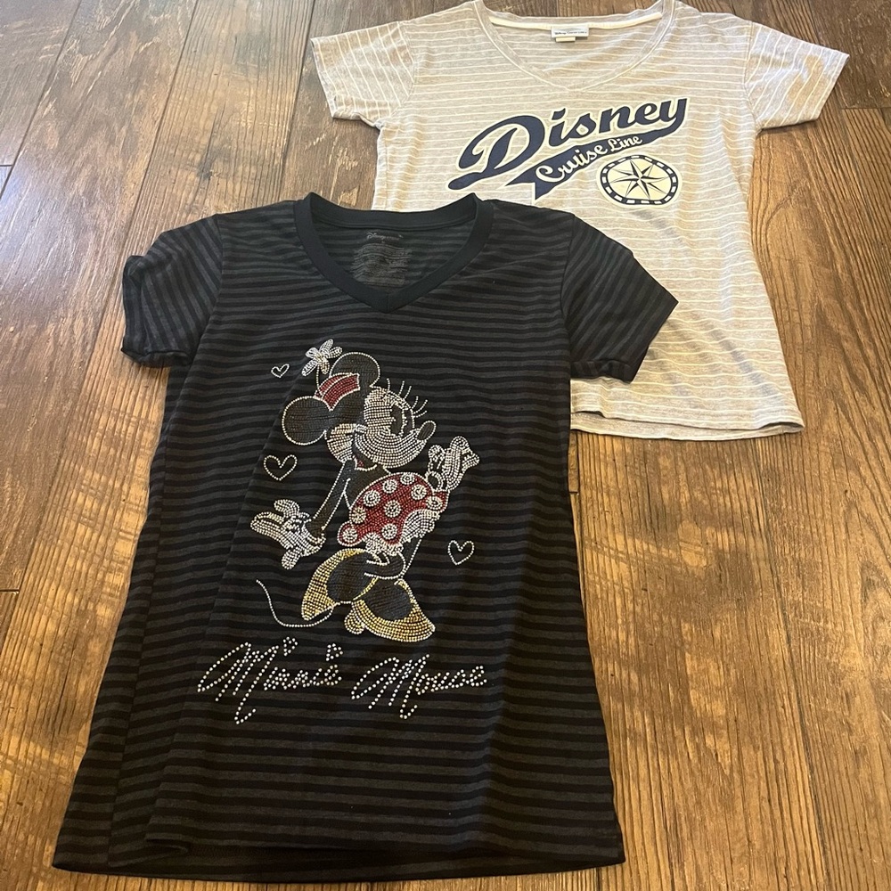 Women’s Disney T-shirts Size Medium And Large.